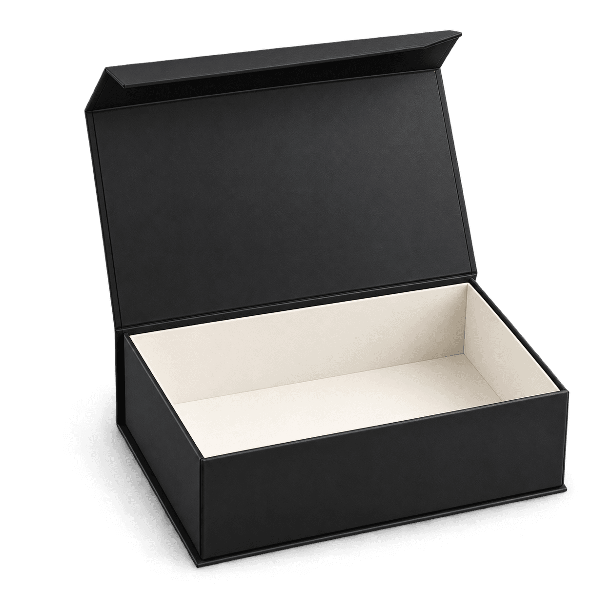 Black The First-Day Box unbranded product mockup