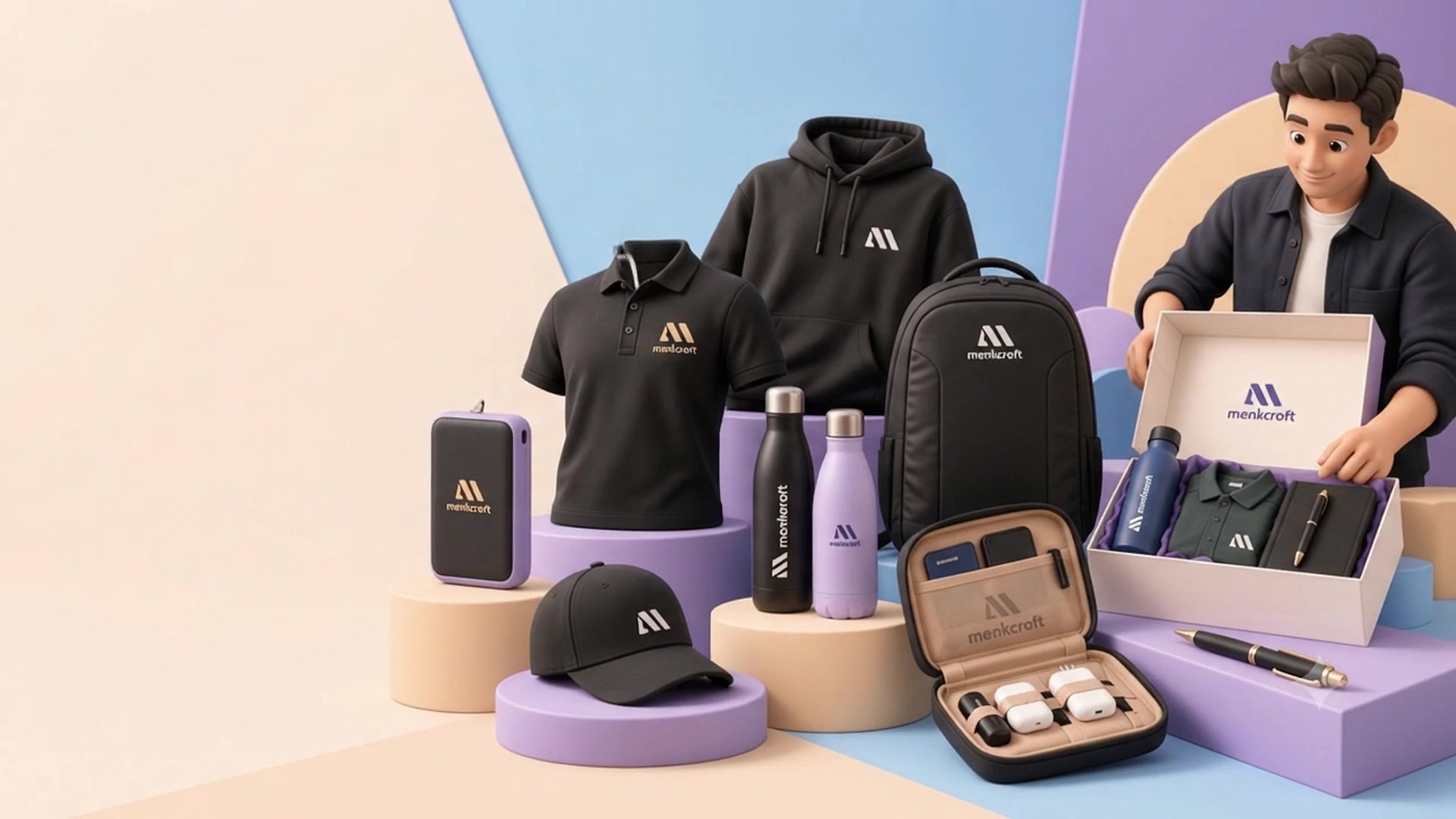 Monkcraft gifting scene